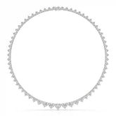 42.12 CT Lab Diamond Heart Cut Necklace