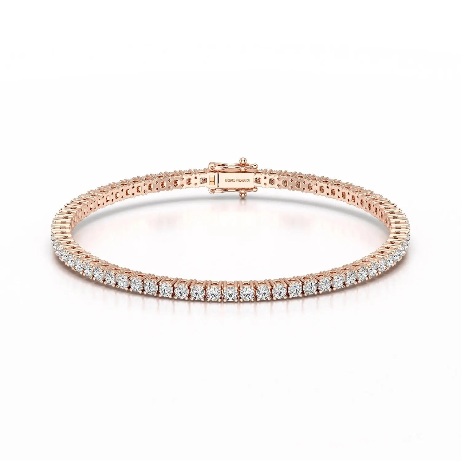 4.5 CT Round cut Lab Diamond Tennis Bracelet