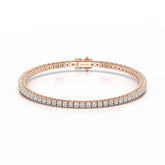 4.5 CT Round cut Lab Diamond Tennis Bracelet