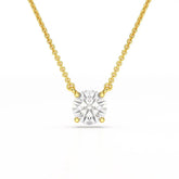 1 Carat Round Solitaire Lab Grown Diamond Pendant