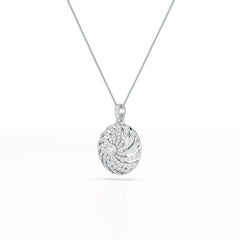 2.33 CT Round Cut Lab Diamond Earring and Pendant Set