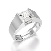 3 CT Princess Cut Lab Diamond Men's Ring Jama Jewels
