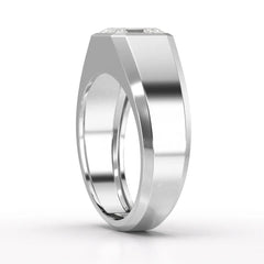 3 CT Asscher Cut Lab Diamond Men's Ring Jama Jewels