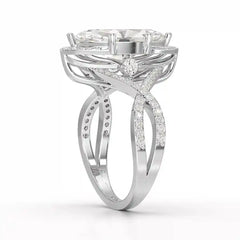 3.5 CT Marquise Cut Lab Diamond Ring Jama Jewels