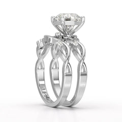 1.08 CT Round Shape Lab Diamond Ring Jama Jewels
