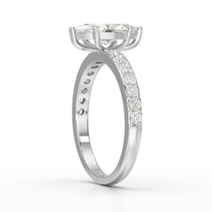 1.48 CT Marquise Shape Lab Diamond Ring Jama Jewels