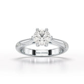 1.16 CT Round Lab Diamond Solitaire Ring - Jama Jewels