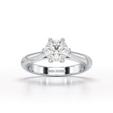 1.16 CT Round Lab Diamond Solitaire Ring - Jama Jewels