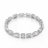17.66 CT Multiple Shape Lab Diamond Bracelet