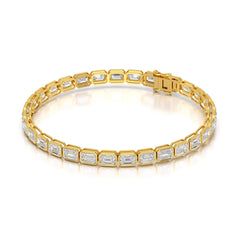 12 CT Emerald Cut Diamond Tennis Bracelet Jama Jewels