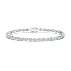 3.90 CT Pear Cut Diamond Tennis Bracelet Jama Jewels