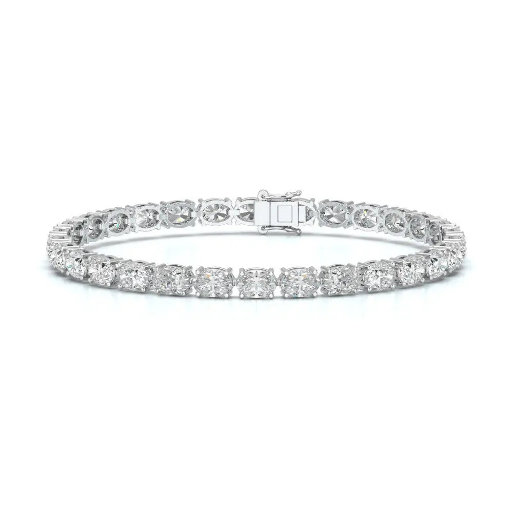 Oval Cut Diamond Tennis Bracelet Jama Jewels