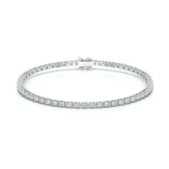 3.85 CT Oval Cut Diamond Tennis Bracelet Jama Jewels