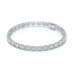 12 CT Oval Cut Diamond Tennis Bracelet Jama Jewels