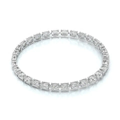12 CT Oval Cut Diamond Tennis Bracelet Jama Jewels