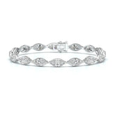12 CT Marquise Cut Diamond Tennis Bracelet Jama Jewels