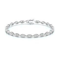7.35 CT Marquise Cut Diamond Tennis Bracelet Jama Jewels