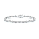 4.25 CT Marquise Cut Diamond Tennis Bracelet Jama Jewels