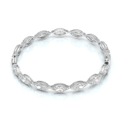 Marquise Cut Diamond Tennis Bracelet Jama Jewels