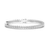 6.80 CT Marquise Cut Diamond Bezel Tennis Bracelet Jama Jewels