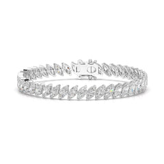 12.60 CT Marquise Cut Diamond Bezel Tennis Bracelet Jama Jewels