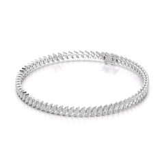 3.50 CT Marquise Cut Diamond Bezel Tennis Bracelet Jama Jewels