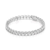 11.55 CT Pear Cut Diamond Bezel Tennis Bracelet Jama Jewels