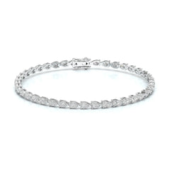 5.10 CT Pear Cut Diamond Tennis Bracelet Jama Jewels
