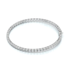 5.10 CT Emerald Cut Diamond Tennis Bracelet Jama Jewels