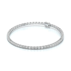 5.10 CT Emerald Cut Diamond Tennis Bracelet Jama Jewels