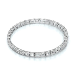 10.25 CT Emerald Cut Diamond Tennis Bracelet Jama Jewels