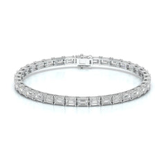 10.25 CT Emerald Cut Diamond Tennis Bracelet Jama Jewels