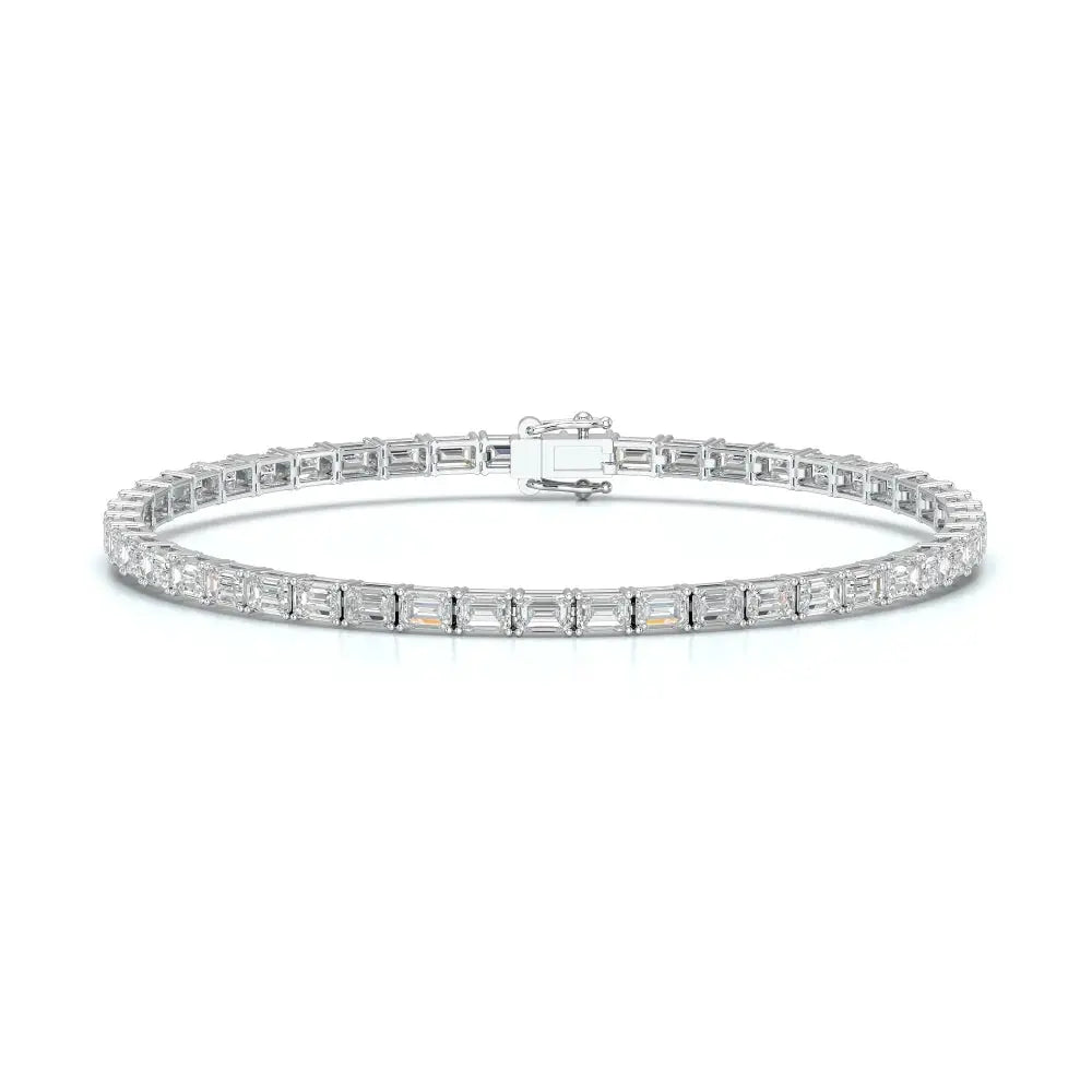 6.75 CT Emerald Cut Diamond Tennis Bracelet Jama Jewels