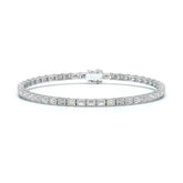 6.75 CT Emerald Cut Diamond Tennis Bracelet Jama Jewels