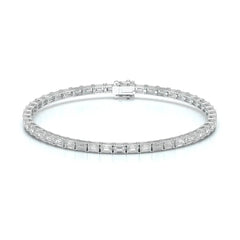 6.75 CT Emerald Cut Diamond Tennis Bracelet Jama Jewels