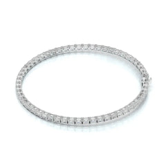 3.85 CT Emerald Cut Diamond Tennis Bracelet Jama Jewels