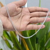 5.85 CT Round Diamond Tennis Necklace (Ready for Delivery)