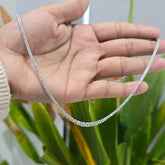 5.85 CT Round Diamond Tennis Necklace (Ready for Delivery) Jama Jewels