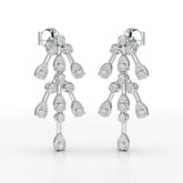0.46 CT Lab Diamond Dangle Earring - Jama Jewels