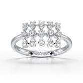 0.27 CT Round Shape Lab Grown Diamond Wedding Ring - Jama Jewels