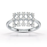 0.27 CT Round Shape Lab Grown Diamond Wedding Ring - Jama Jewels