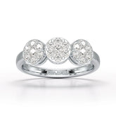 0.57 CT Lab Grown Round Shape Simple Wedding Ring - Jama Jewels