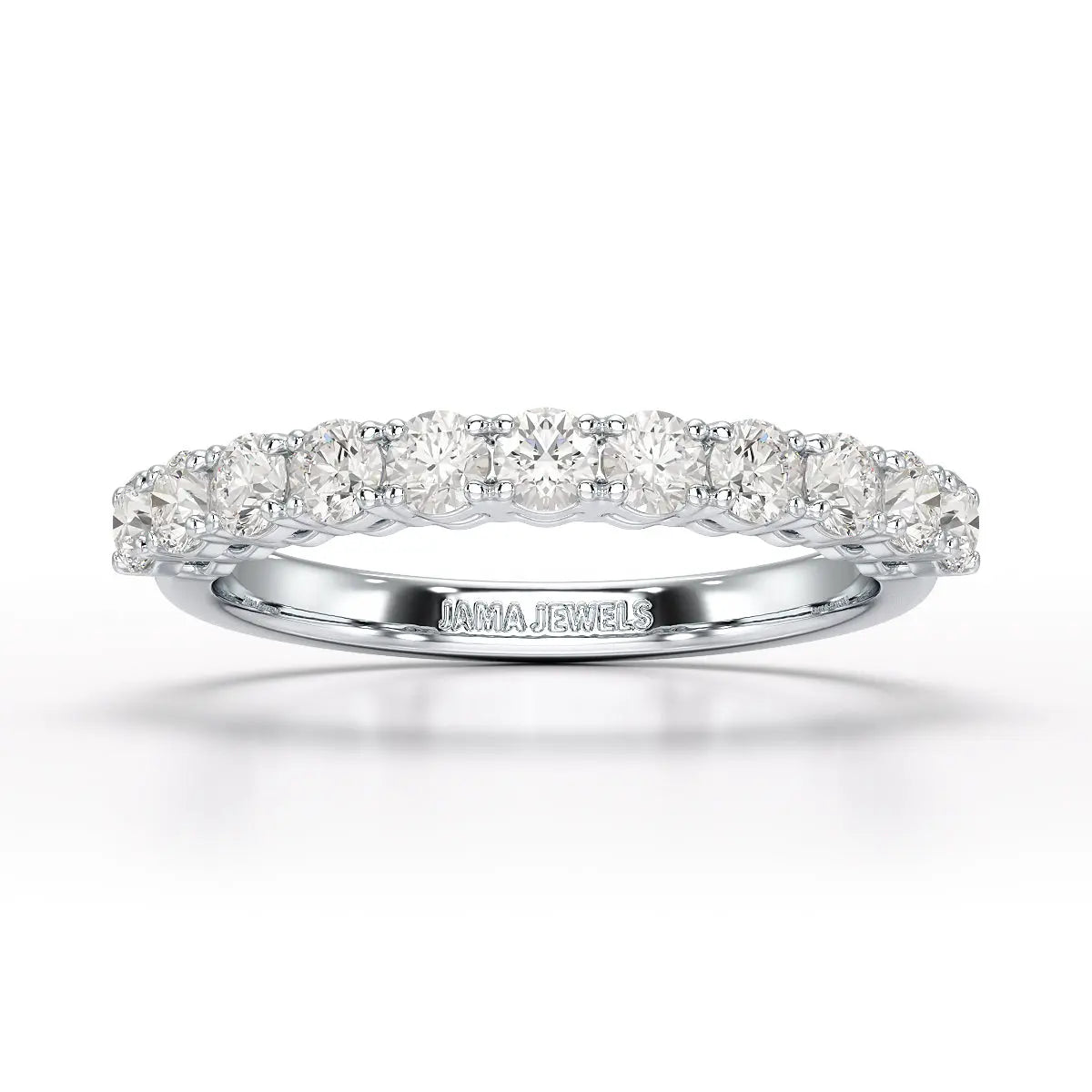 0.8 CT Classic Round Lab Diamonds Engagement Ring - Jama Jewels