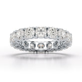 4.06 CT Classic Round Lab Grown Diamonds Engagement Ring - Jama Jewels
