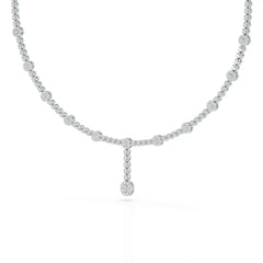 2.4 CT Lab Diamond Drop Necklace Jama Jewels