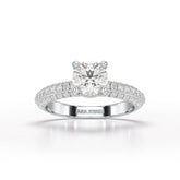 خاتم ألماس كلاسيكي دائري القطع بوزن 1.77 قيراط