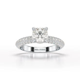 Classic Round Cut 1.77 CT Lab Diamond Ring Jama Jewels