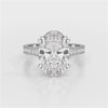 5.9 CT Oval Cut Solitaire Lab Diamond Ring