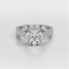 3.62 Carat Lab Diamond Engagement Ring