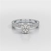 Round Lab Diamond 1.65 CT Simple Wedding Ring